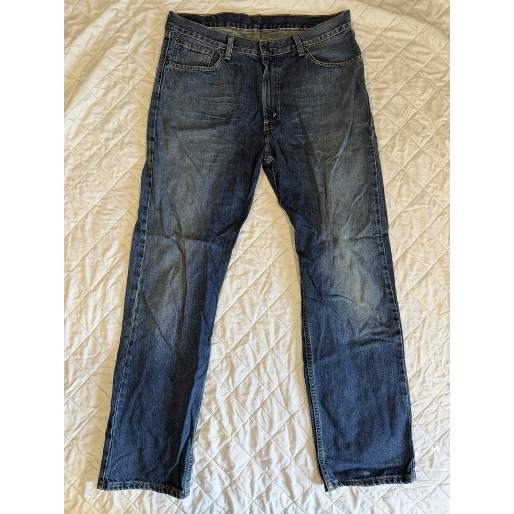 Levis 751‎ Mens Blue Jeans Size 36X32 100% Cotton Made In Turkey Medium Wash